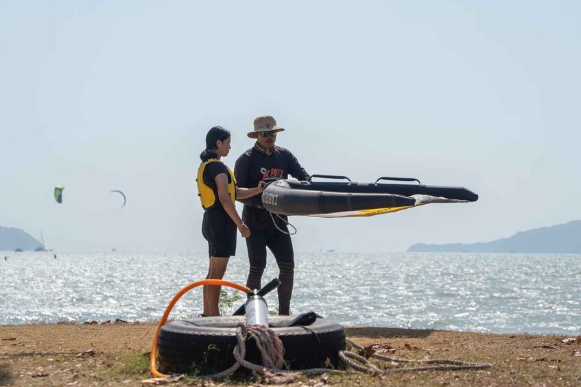 Picture 1 for Activity Koh Phangan: 1-Hour Wingfoil & Wing SUP Experience 3