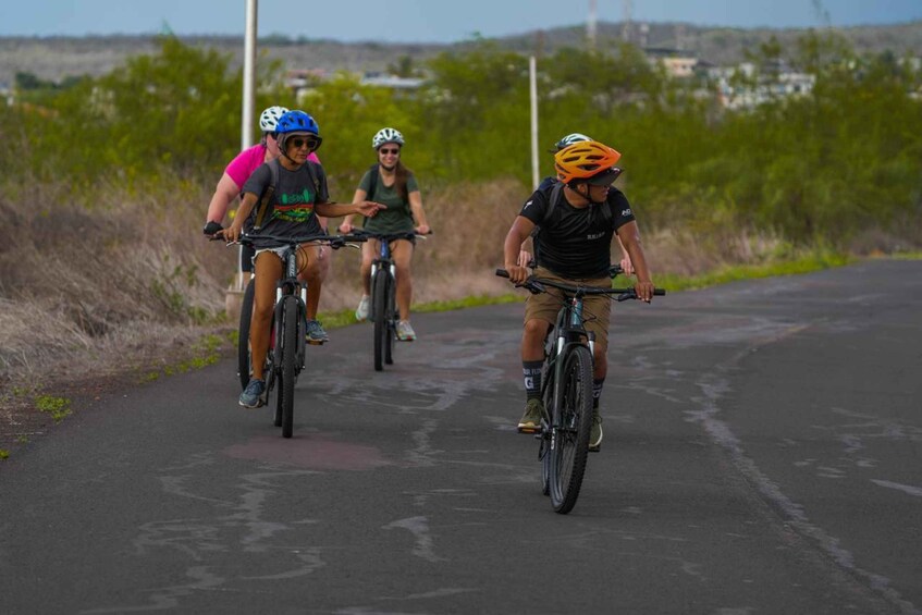 Picture 1 for Activity Galápagos: San Cristóbal Island Bike Tour with Swim 3