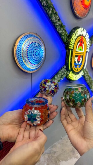 Picture 8 for Activity Antalya: Mosaic Candle Holder Workshop - Mediterranean Glow 4