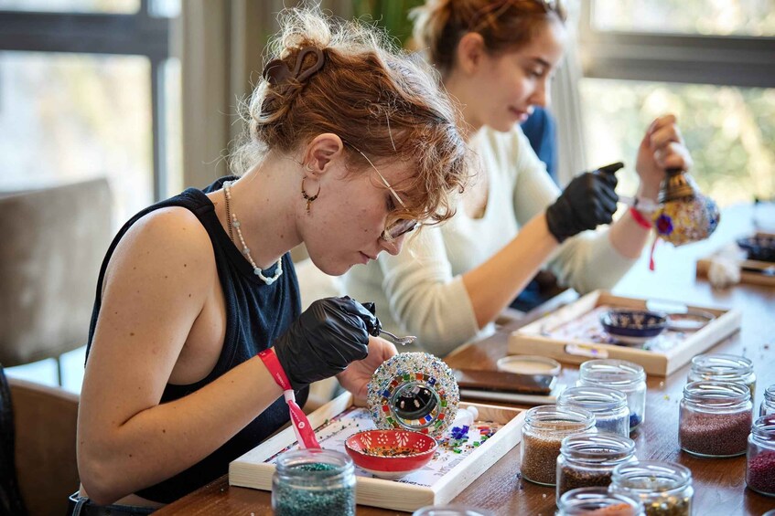 Antalya: Mosaic Candle Holder Workshop - Mediterranean Glow 1