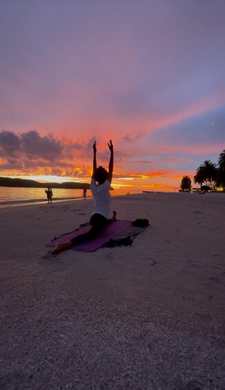 Picture 4 for Activity Langkawi: Enchanting Sunset Beach Yoga at Cenang Beach 2