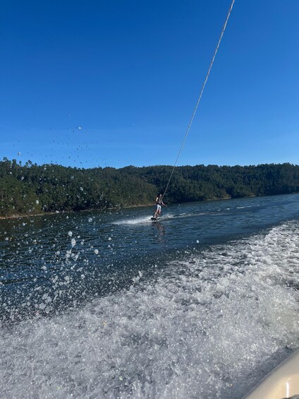 Boat rides on the Castelo de Bode Reservoir 1
