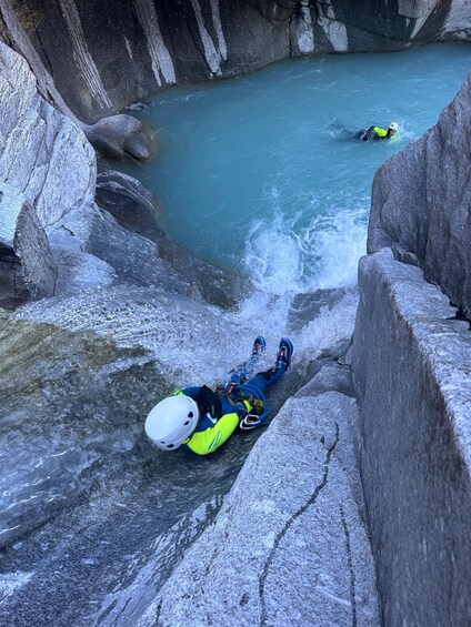 Écot canyoning for beginners in Bonneval-sur-Arc 1