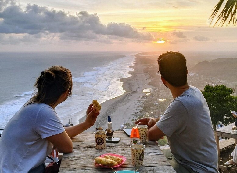 Beautiful Sunset at Bukit Shoka Viewpoint from Yogyakarta 1