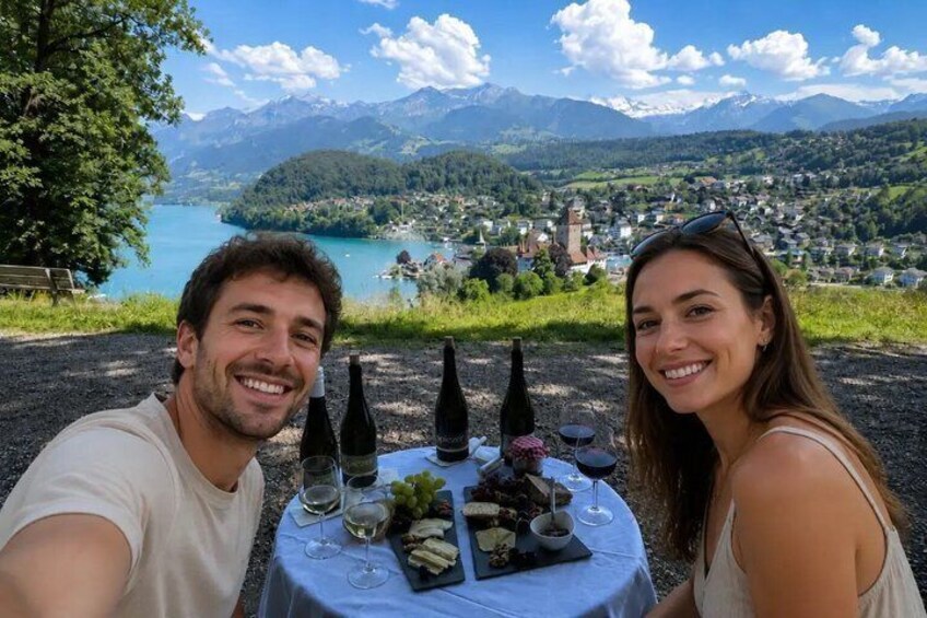 Interlaken Wine and Cheese Tasting at Spiez Castle Vineyards Tour 1