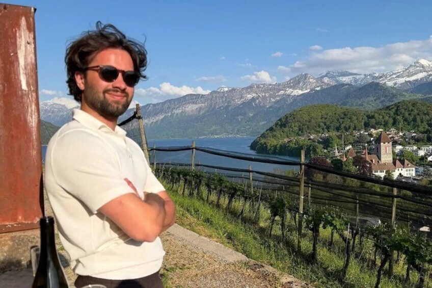 Interlaken Wine and Cheese Tasting at Spiez Castle Vineyards Tour 2