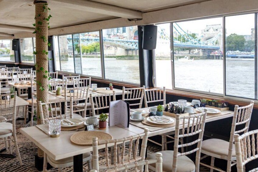 London River Thames Cruise with Afternoon Tea or Dinner 2
