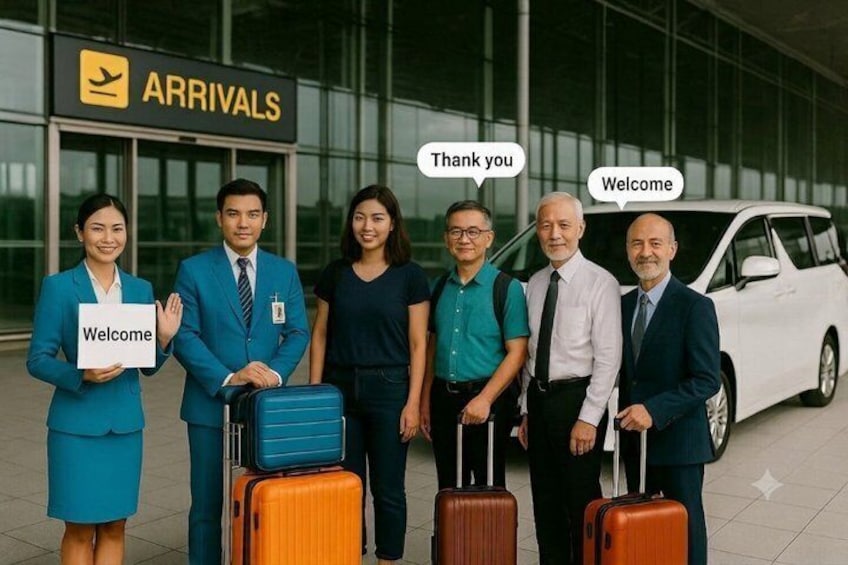 Suvarnabhumi Airport One Stop Fast Service Guide Assistance Tour 4