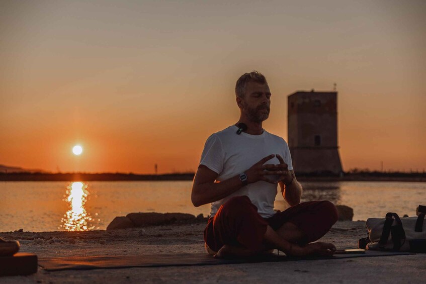 Kundalini Yoga at Sunset in the Salt Pans of Trapani 1