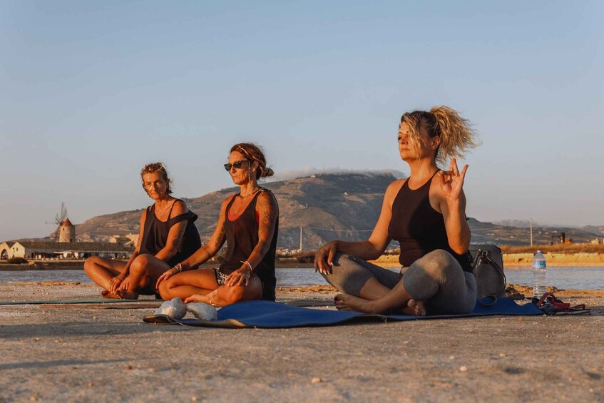 Picture 1 for Activity Kundalini Yoga at Sunset in the Salt Pans of Trapani 2