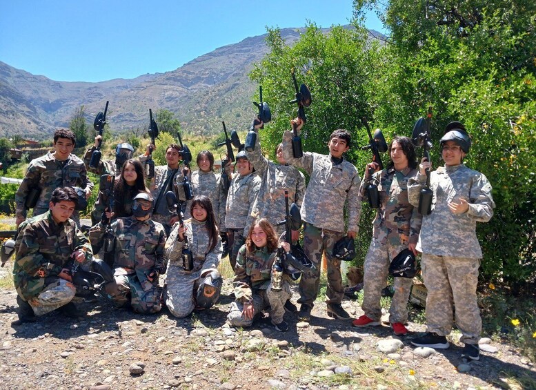 Paintball in Cajón del Maipo 1