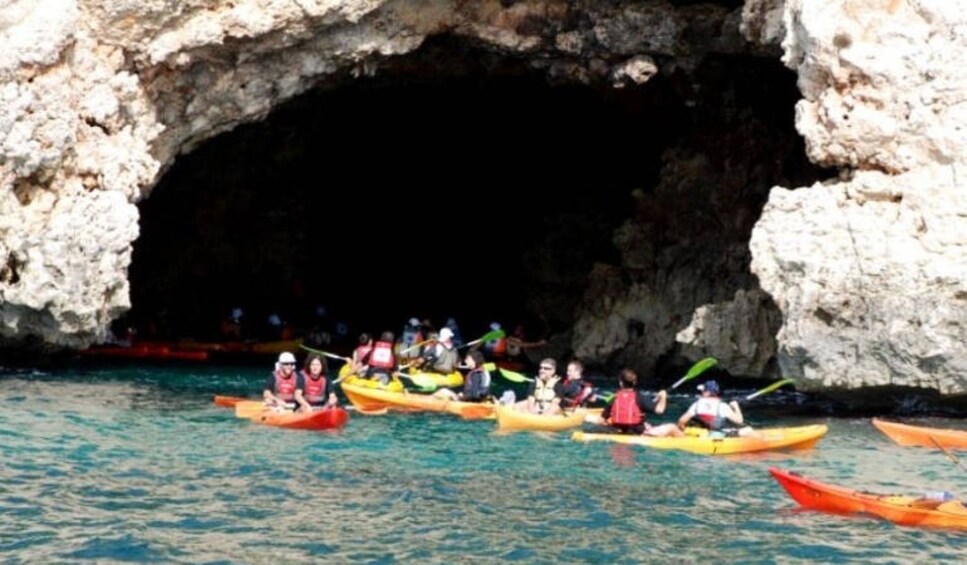 Cave Kayaking & Snorkeling tour in Marine Reserve of Menorca