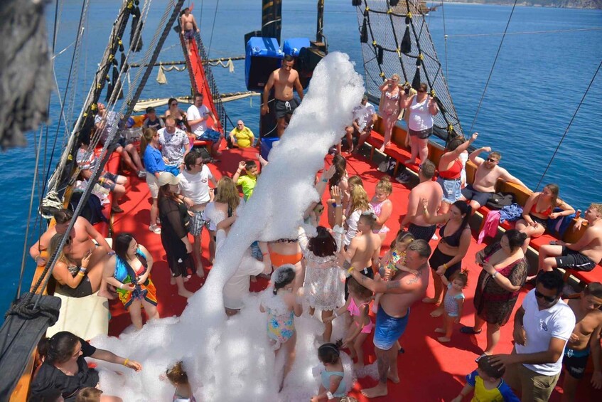 Picture 2 for Activity Alanya: Pirate Boat w/ Drinks, lunch and Transfer Options 2