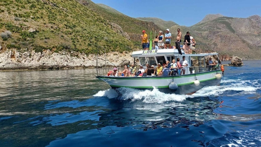 Boat excursion among sea caves, Zingaro and Scopello 1