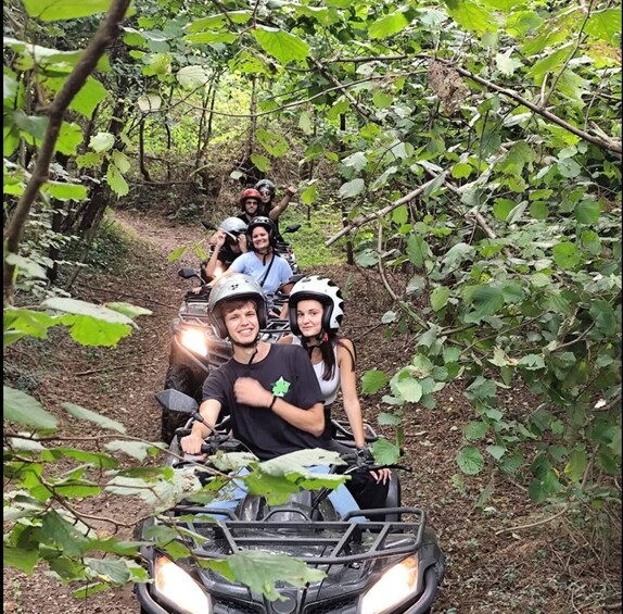 Brianza: Interactive guided quad bike tour featuring games, nature, and birds of prey 1