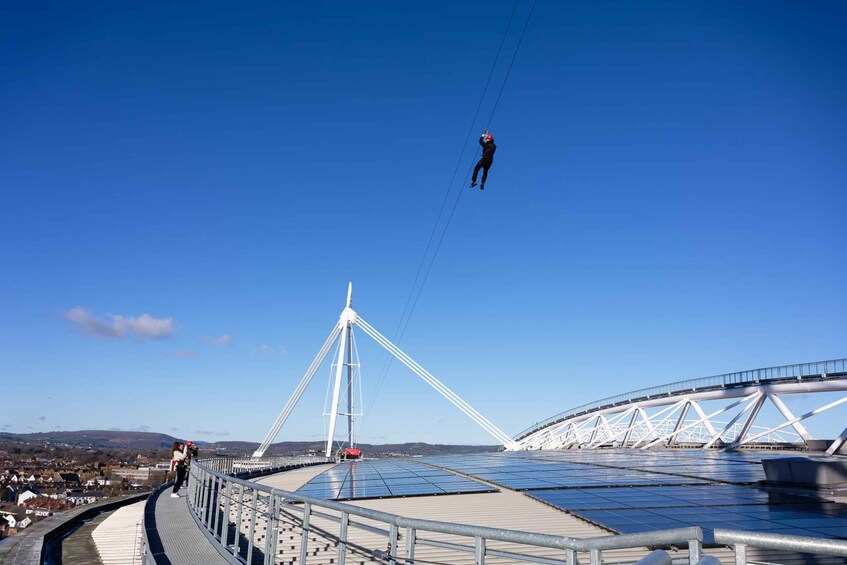 Picture 7 for Activity Cardiff: Principality Stadium zip line (Stadium Flyer) 4