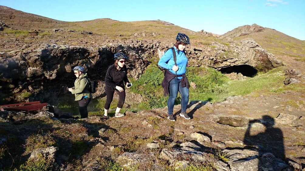Picture 6 for Activity Reykjahlíð: Mývatn Nature Baths Bike Tour with Entry Ticket 3