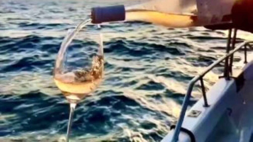 A boat's bow cutting through choppy waters. 2