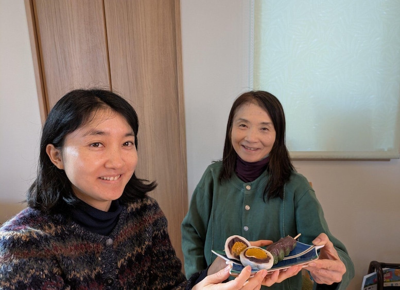 Picture 1 for Activity Tokyo: Japanese Wagashi Cooking Class with Matcha 4