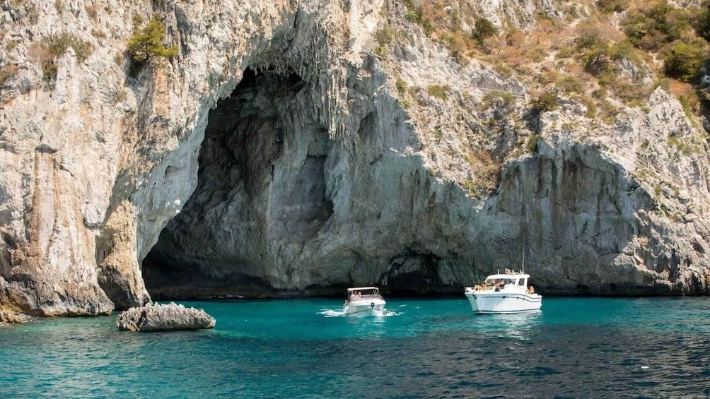 Day trip to Capri or the Amalfi Coast by boat with transfer to the boarding point 1