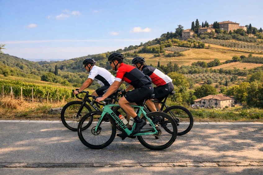 Picture 2 for Activity Chianti: Private Guided Cycling Tour with Bike Rental 2