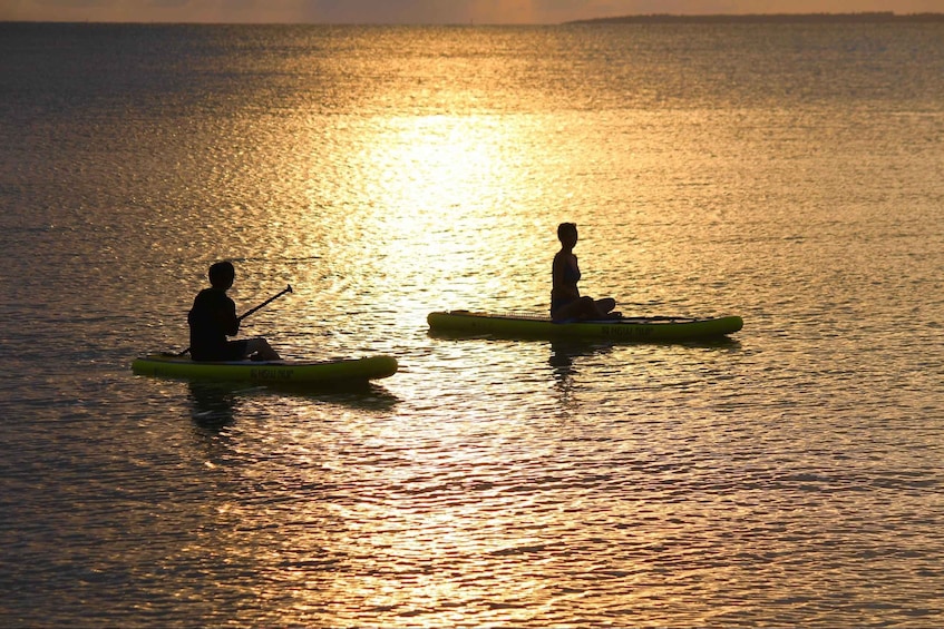 Picture 10 for Activity Miyakojima: Beginner-Friendly Sunset SUP with Free Photos 3