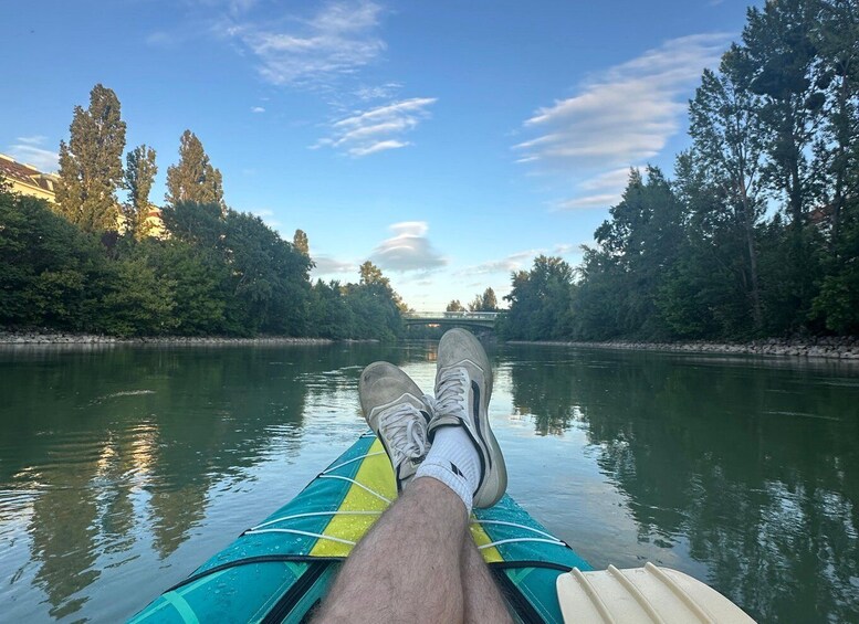 Picture 1 for Activity Vienna: Private Guided Canoe Tour on the Danube Canal 4