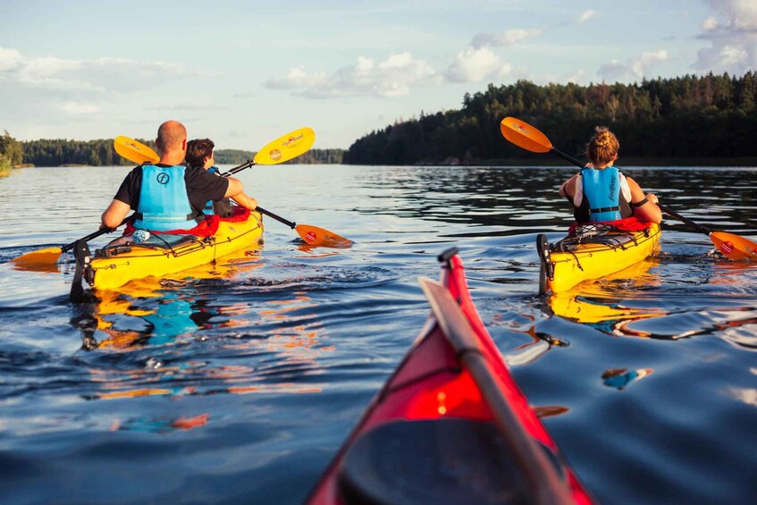 Picture 2 for Activity Stockholm: Private Archipelago Kayak Tours with Fika & Lunch 3