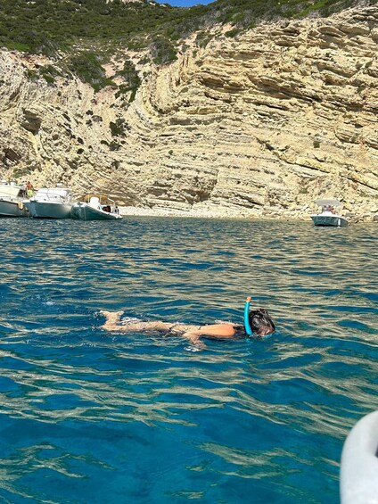 Picture 8 for Activity Alghero: Sea-Land Tour with a Dinghy, Snorkeling, and Aperitif at Sunset 3