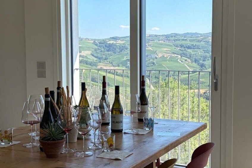 Wine Tasting with a View on the Border of Barbaresco 1