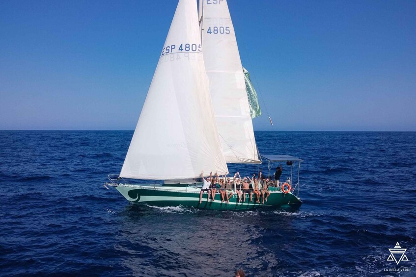 Denia: Solar-Powered Boat Tour, half or full days 1