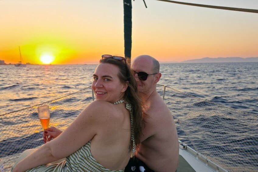 Rhodes Private Luxury Deluxe Sunset Dinner Coctails Champagne 2