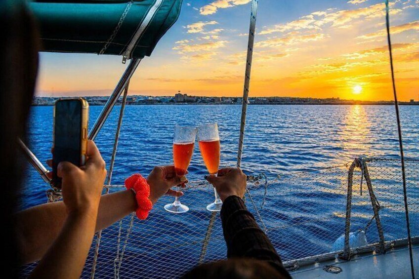 Rhodes Private Luxury Deluxe Sunset Dinner Coctails Champagne 2