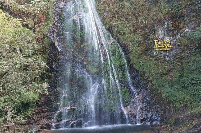 Une cascade se déversant le long d’une falaise rocheuse, entourée d’une végétation luxuriante. 4