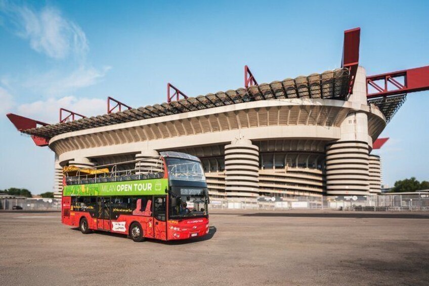 Milan : San Siro Museum and Stadium Tour and Gray Line Milan Open Tour 2