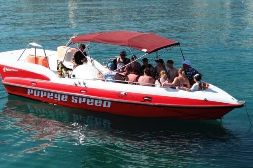 Rethymno Speedboat Tour with Swim and Snorkel 1