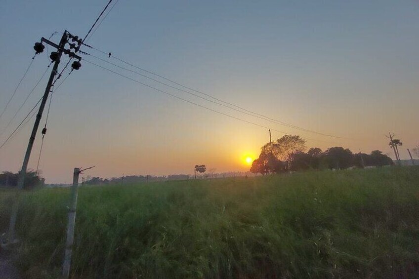 Sunset in Village 4