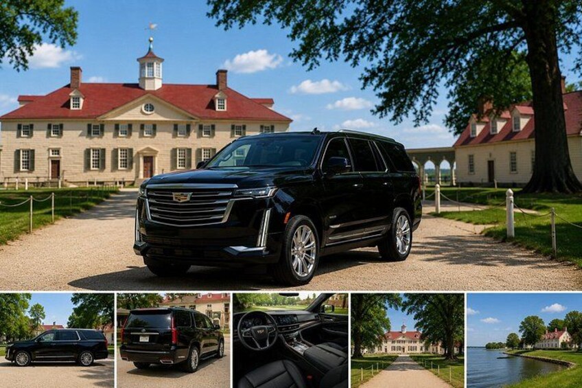 Mount Vernon Private Tour from Washington DC Luxury SUV 4