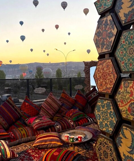 Picture 2 for Activity Cappadocia: Sunrise Breakfast with Hot Air Balloon Views 3