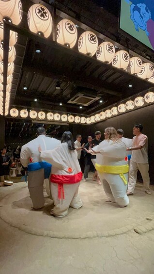 Picture 10 for Activity Osaka: Interactive Sumo Show in Ukiyo-e Infused Venue 3