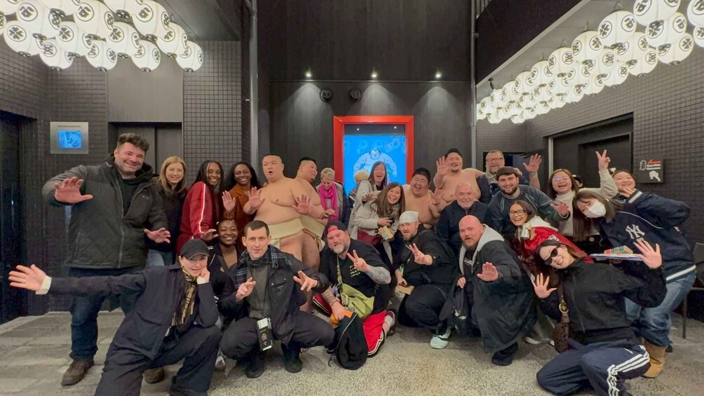 Picture 1 for Activity Osaka: Interactive Sumo Show in Ukiyo-e Infused Venue 2