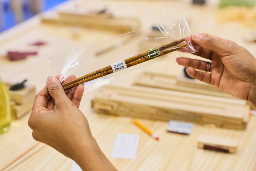 Picture 7 for Activity Tokyo: Shibuya Chopstick Making Workshop 4