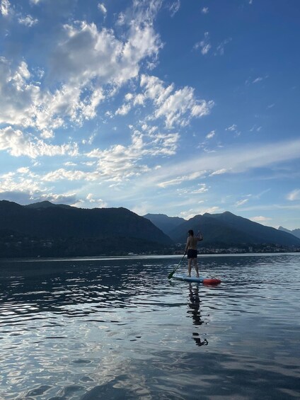 Picture 3 for Activity Lake Orta Stand-Up Paddleboard Sunset Experience 4