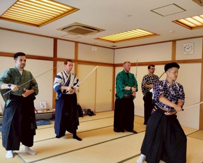 Picture 3 for Activity Tokyo Samurai Sword & Calligraphy Experience with Kimono 2
