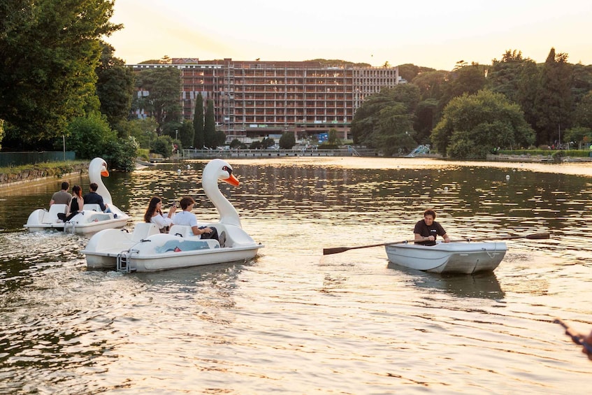 Picture 3 for Activity Aperitif on the swan pedal boat at the Laghetto dell'Eur 4