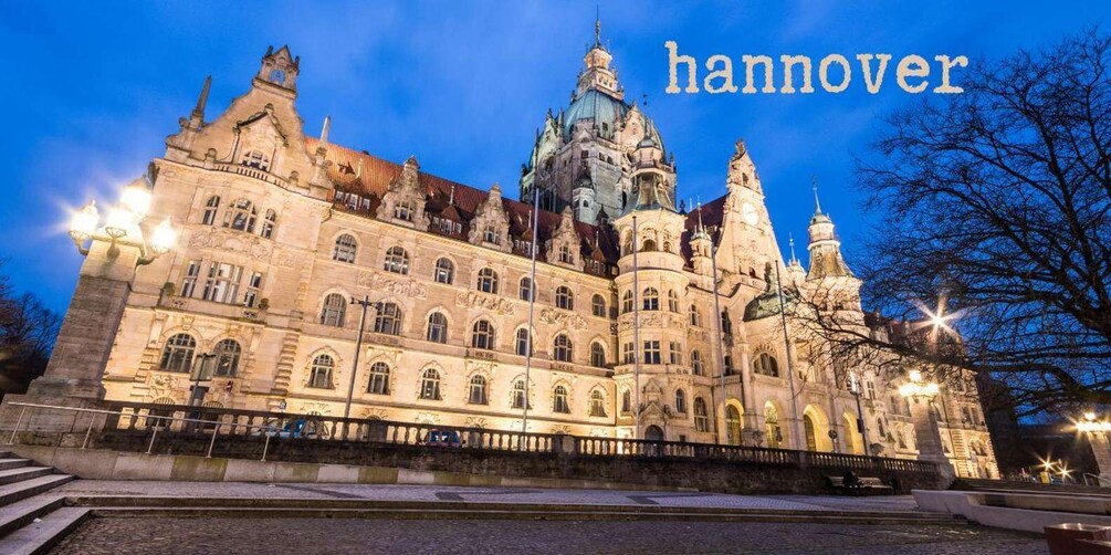 A historic building with ornate architecture and a dome, located in Hannover. 2