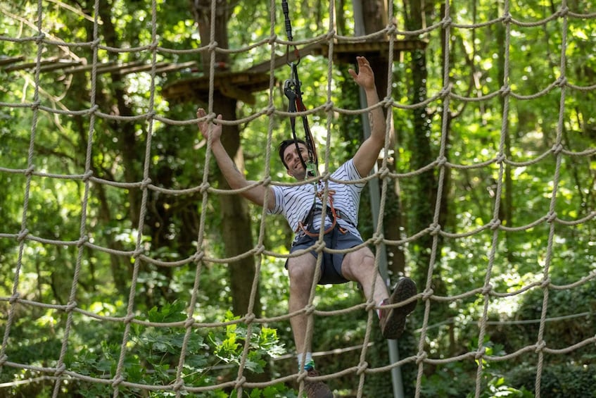 Picture 2 for Activity Jaujac: Tree climbing course without a harness for young children in Ardèche 3