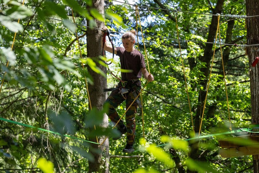 Picture 3 for Activity Jaujac: Tree climbing course without a harness for young children in Ardèche 2