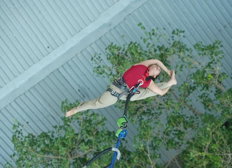 Picture 2 for Activity Rishikesh: Freestyle Bungy Jump with Drone Video 2