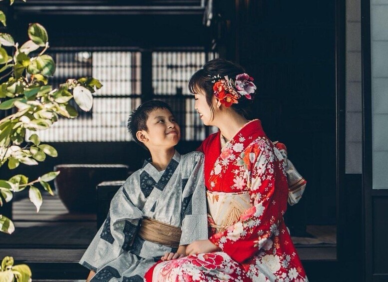 Dazaifu: Kimono Rental with Hair Styling and Free Time 1